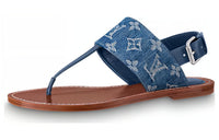LOUIS VUITTON Starboard Strap Sandals Women's Blue