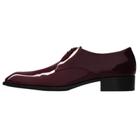 SAINT LAURENT Jean Dress Shoes Men's Burgundy