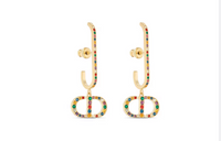 DIOR Earrings Women's Gold