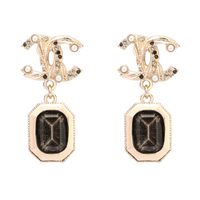CHANEL Earrings Women's Gold