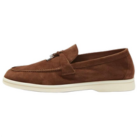 Loro Piana Summer Charms Walk Loafers Women's Brown