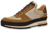 LOUIS VUITTON Harlem Skateboard Shoes Men Low Top Brown Gray