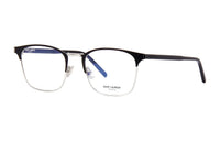 SAINT LAURENT Acetate Metal Square Eyeglass Frames Men's