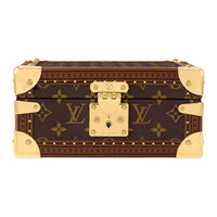 LOUIS VUITTON Canvas Jewelry Box Storage Box Regular Women's Brown