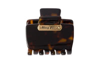 MIU MIU Hair Clips Women's Tortoiseshell