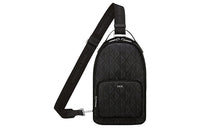 DIOR Adjustable Strap Backpack, Sling Bag, Handbag, Shoulder Bag, Crossbody Bag Mini Men's Black