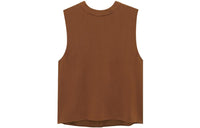 SAINT LAURENT FW23 Tank Tops Women's Oak Brown
