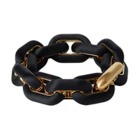 Loro Piana Brass Bracelets Women's Black