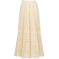 DIOR Casual Long Skirt Women's Beige