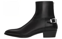 CELINE Ankle Boots 4cm Men's Black