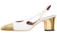 CHANEL Chunky Heel Stylish Sandal Women's