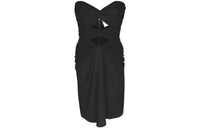 SAINT LAURENT Cut-Out Sleeveless Mini Dress