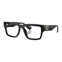 MIU MIU Acetate Square Eyeglass Frames Women's Black