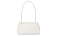 PRADA Hobo Leather Tote Bag Shopping Bag Handbag Small Size Women's White