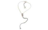 CHANEL Necklaces Women's Silver
