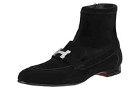 HERMES Ankle Boots Women's Black