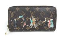 LOUIS VUITTON Zippy Canvas Wallet Unisex Brown