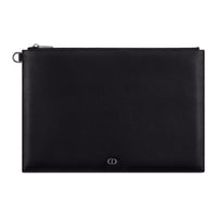 DIOR Grain Calfskin Clutch Men's Black