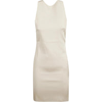 SAINT LAURENT SS24 Sleeveless Dress Women's Natural