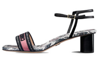 DIOR Dway Strap Sandals 5cm Women's Black