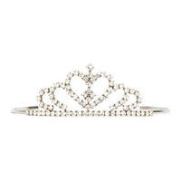 SAINT LAURENT Crystal Hair Accessories Women's Silver