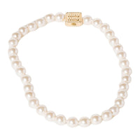 MIU MIU Synthetic Pearl Necklaces Women's Cream
