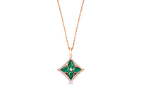 LOUIS VUITTON Color Blossom Xl Medallion Pink Gold Malachite And Diamond