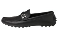 HERMES Idylle Gommino Loafers Men's Black