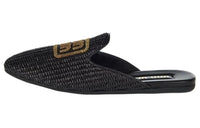 MIU MIU Wrap-toe Slippers Women's Black