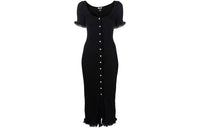 MIU MIU Short Sleeved Dresses Women's Black