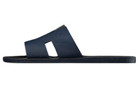 HERMES Izmir Sandal Marine Epsom Leather