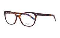 SAINT LAURENT Acetate Cat Eye Eyeglass Frames Women's Tortoiseshell