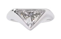 PRADA 18K White Gold Rings Women's Silver