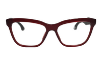 MIU MIU Acetate Irregular Shape Eyeglass Frames Women's Red
