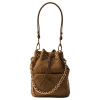 PRADA Re Nylon Recycled Polyamide Shoulder Bag Regular Women's Brown