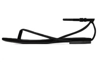 SAINT LAURENT Jota 05 Flat Leather Sandals