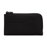 Loro Piana Leather Card Holder Men's Black