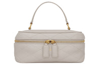 SAINT LAURENT Lambskin Shoulder Bag, Crossbody Bag Mini Women's White