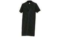HERMES Short-Sleeved Dresses Women's Black