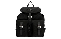PRADA Nylon Backpack Unisex Black