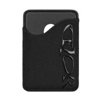 DIOR Nylon With Leather Card Holder Men's Black