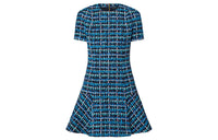 LOUIS VUITTON SS22 Short-Sleeved Dresses Women's Blue