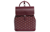 GOYARD Alpin Canvas With Leather Backpack Mini Unisex Burgundy