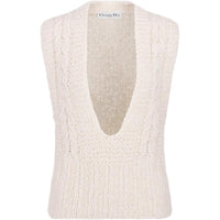 DIOR FW24 Tank Tops Women's Ecru