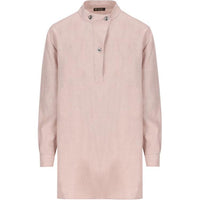Loro Piana Collarless Sleeved Shirt