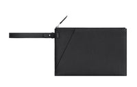 HERMES Cabavertige Togo Calfskin Clutch Men's Black