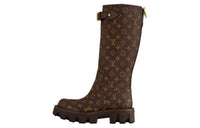 LOUIS VUITTON Knee high Boots Women's Brown