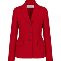 DIOR Business Suits Coats Women's Red