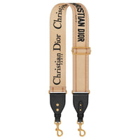DIOR Cotton Shoulder Straps Women's Brown