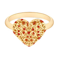DIOR Copper Alloy Rings Women's Gold